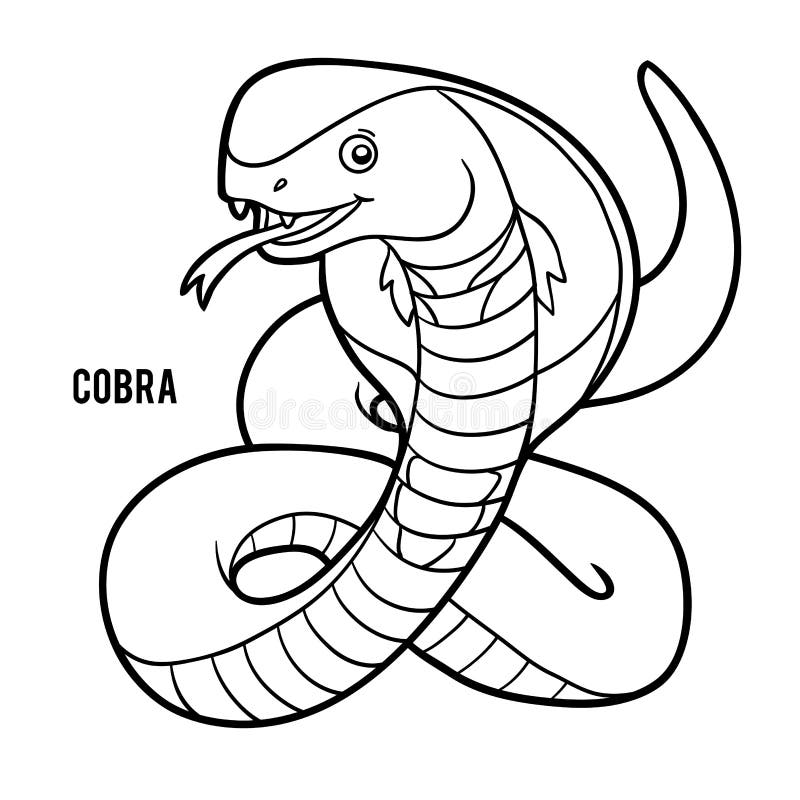 Desenhos de cobra para colorir