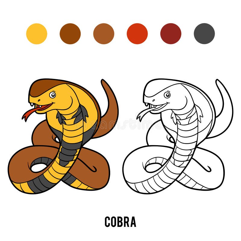 Desenho De Jogo Livro Colorir Cobra Dos Desenhos Animados Para