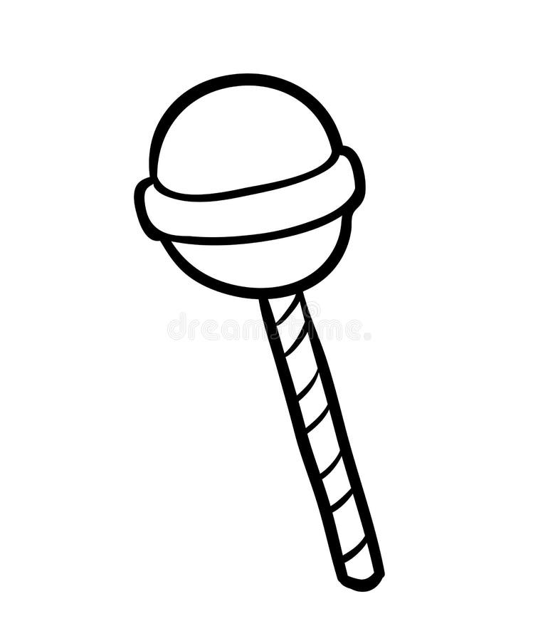 desenho para colorir doces