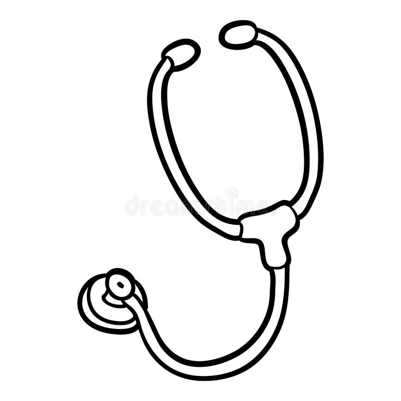 Desenho de Médico com o estetoscópio para Colorir - Colorir.com