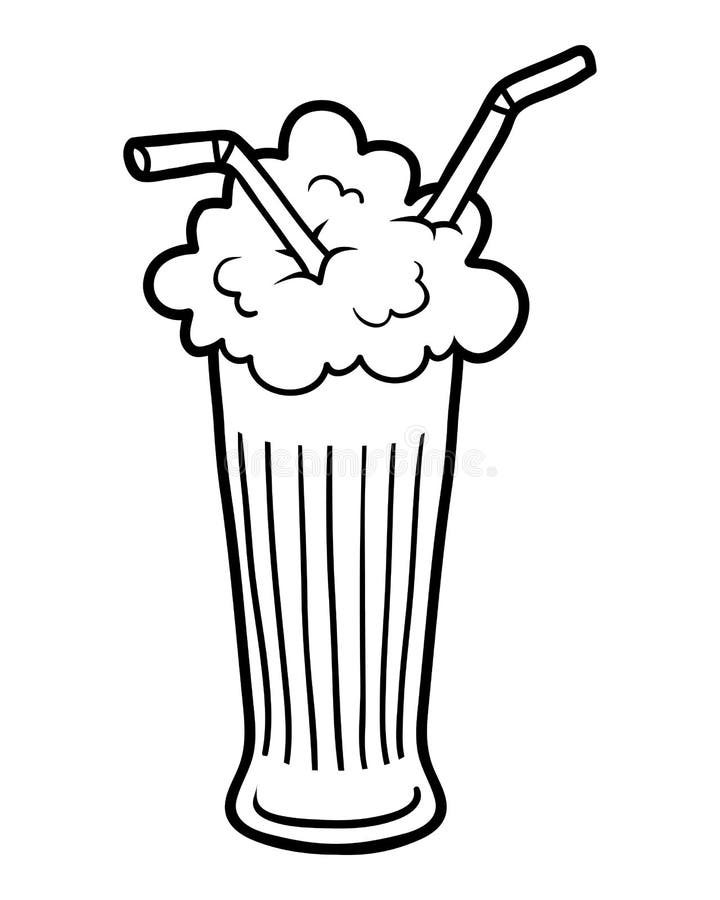 Milkshake Desenho Para Colorir - Ultra Coloring Pages