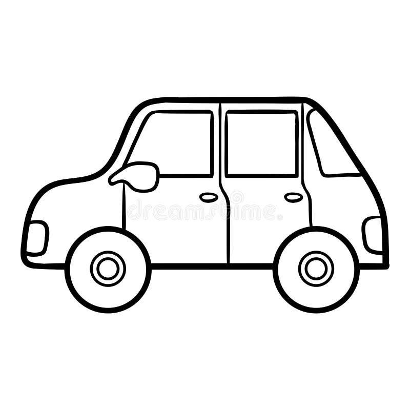 ilustração vetorial de carros de corrida, livro para colorir ou página  16124088 Vetor no Vecteezy