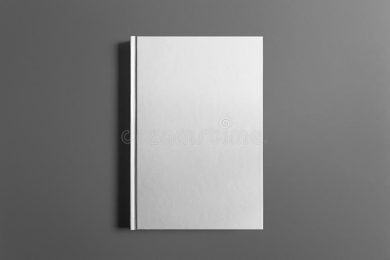 Livro vazio isolado no cinza fotografia de stock royalty free Livro vazio isolado no cinza fotografia de stock royalty free