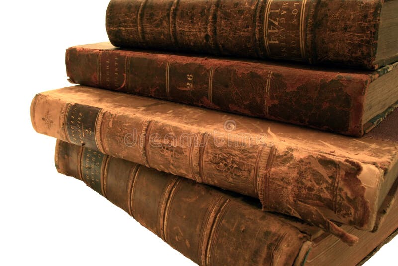 Livros Antigos foto de stock