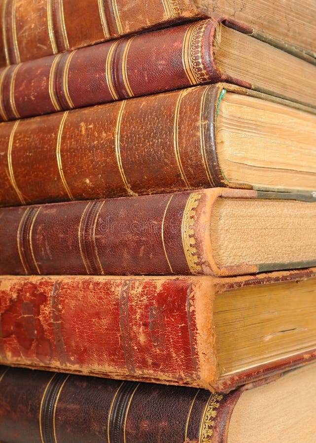 Livros antigos fotografia de stock