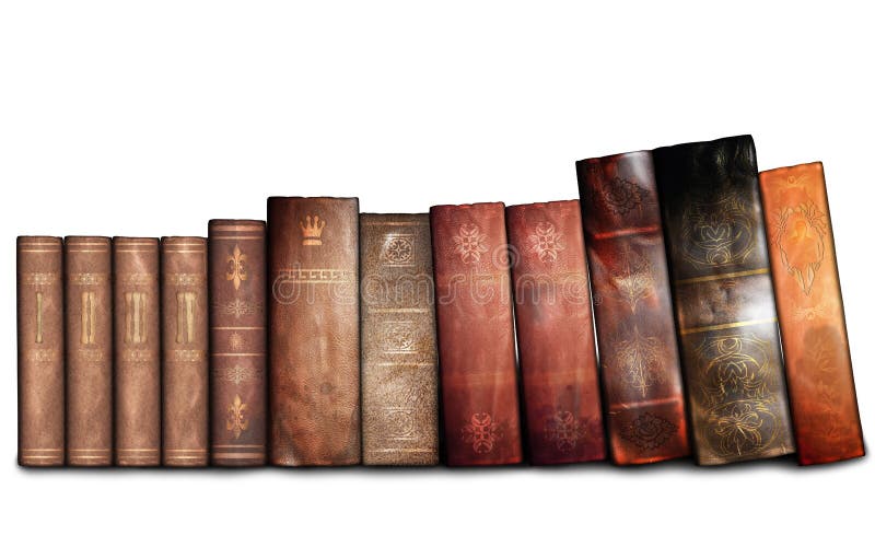 Livros antigos, biblioteca fotografia de stock royalty free