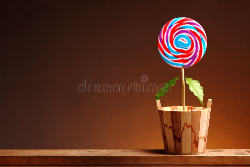 Growing lollipop with endless happiness. Growing lollipop with endless happiness