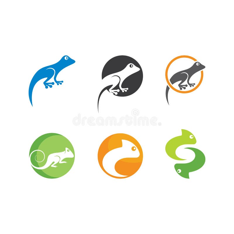 Lizard logo vector