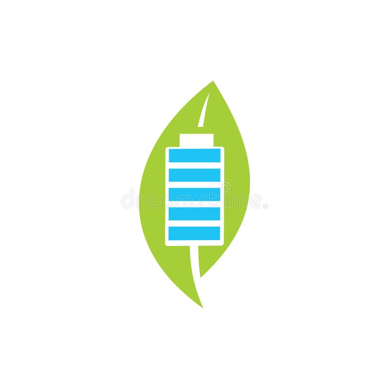 Liścia logo projekta Wektorowy szablon Odizolowywający znak