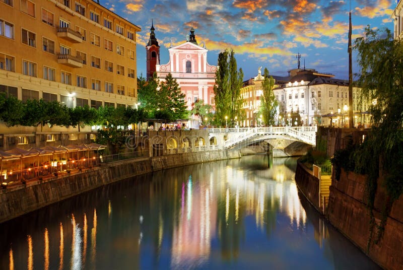 Ljubljana, Slovenia royalty free stock photography Ljubljana, Slovenia royalty free stock photography
