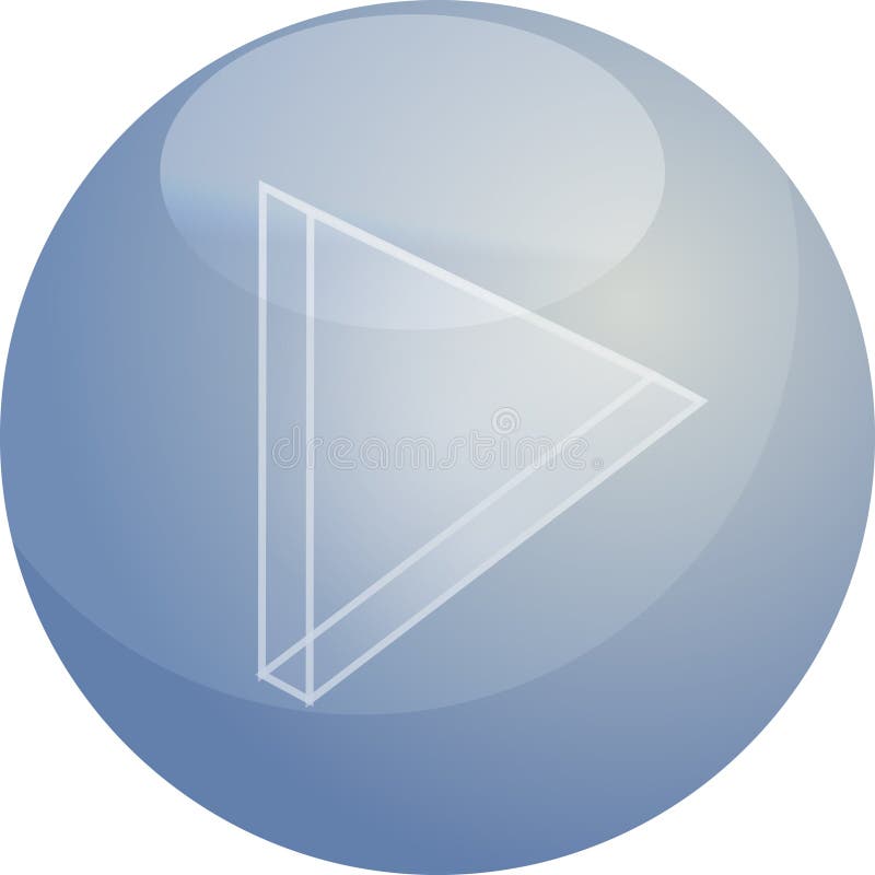 Play Audio icon illustration, triangle with line. Play Audio icon illustration, triangle with line