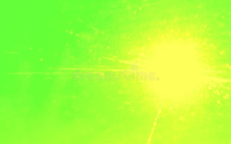 Ljus sol på abstrakt bakgrund, guling och gröna färger för limefrukt stock illustrationer