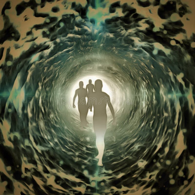 ljus tunnel stock illustrationer ljus tunnel stock illustrationer