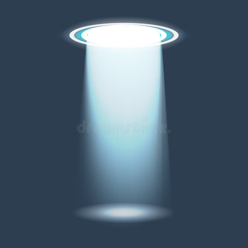 Ljus vektor för ufo Främmande himmelstrålar Ufo-rymdskepp med strålen, illustration för tefatufo-flyg stock illustrationer Ljus vektor för ufo Främmande himmelstrålar Ufo-rymdskepp med strålen, illustration för tefatufo-flyg stock illustrationer