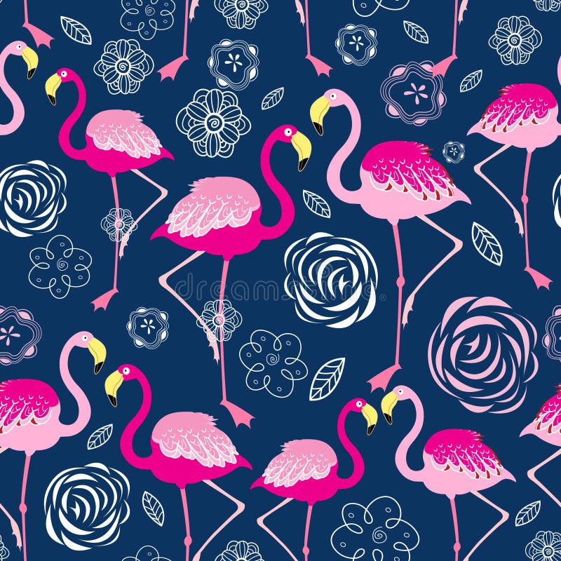 Ljusa modellflamingo stock illustrationer Ljusa modellflamingo stock illustrationer