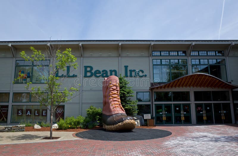 LL BEAN Store Burlington, Vermont Redaktionelles Stockfotografie Bild