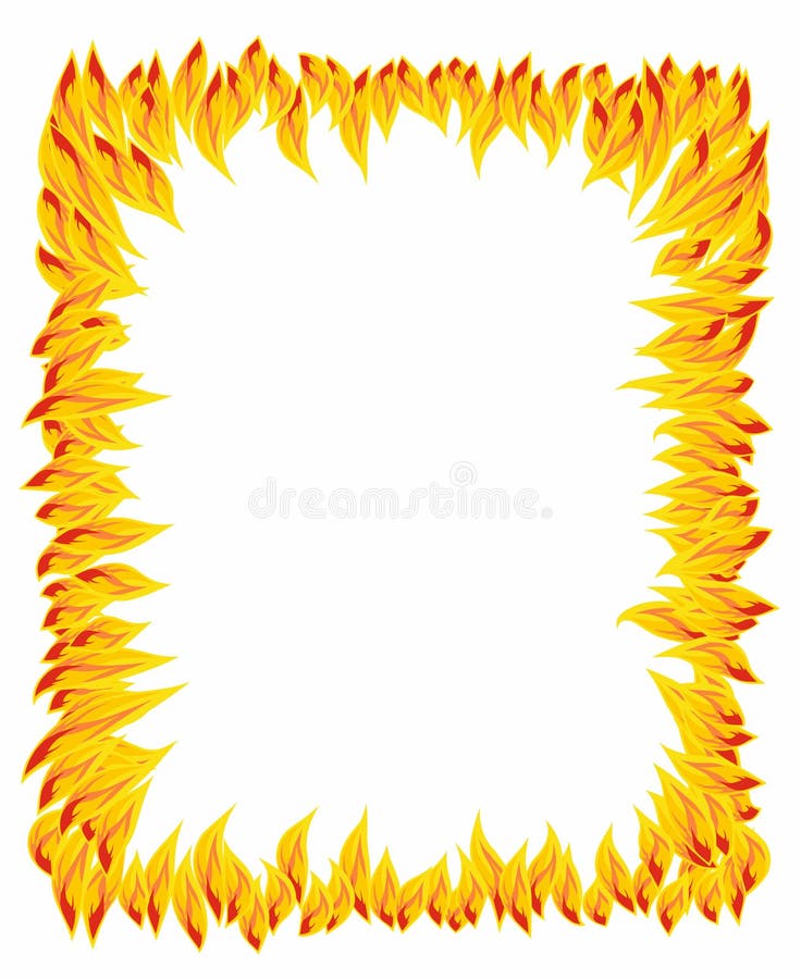 Llama Del Fuego, Modelo Del Fuego Ilustración del Vector - Ilustración de  extracto, frontera: 50206387