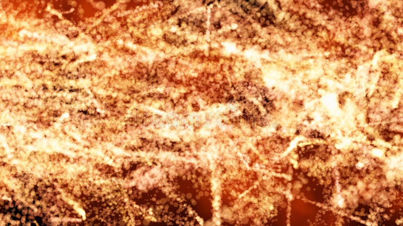 Llamas borrosas abstractas del fuego en un espacio interminable. partículas voladoras cerradas. decoración disco 4k. fondo negro a