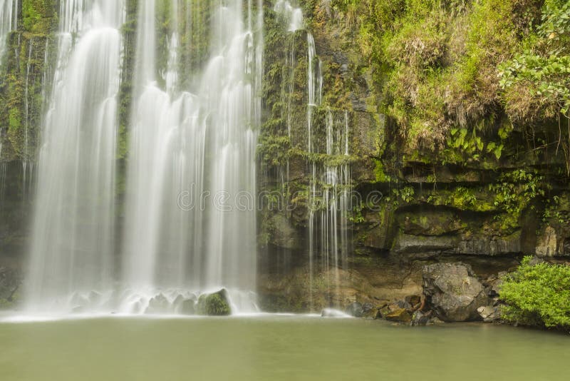 Llanos de CortÃ©s waterfall and Grotto