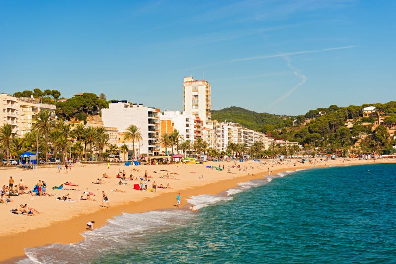 Lloret De Mar Costa Brava, Catalonia, Spain Editorial Stock Image ...