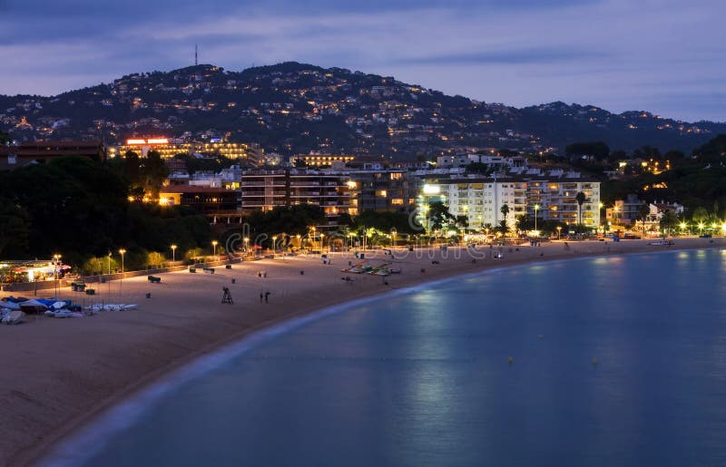 Lloret De Mar Costa Brava, Spanien. Arkivfoto - Bild av kust, katalonia ...