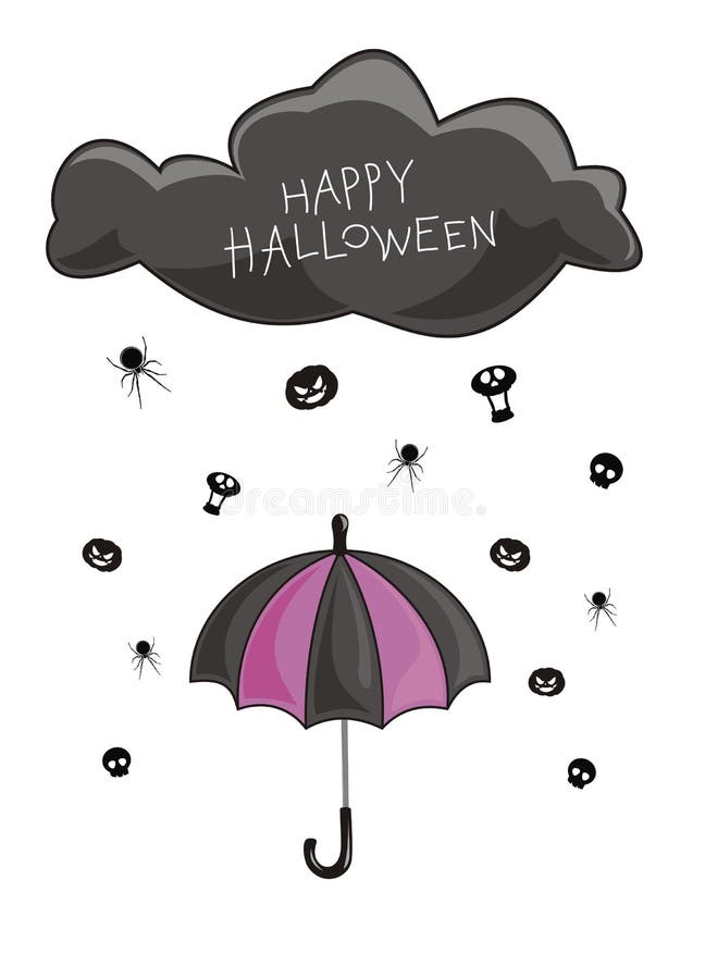 Lluvia en una Víspera de Todos los Santos libre illustration Lluvia en una Víspera de Todos los Santos libre illustration