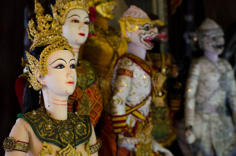 Lo spettacolo di burattini fotografie stock libere da diritti