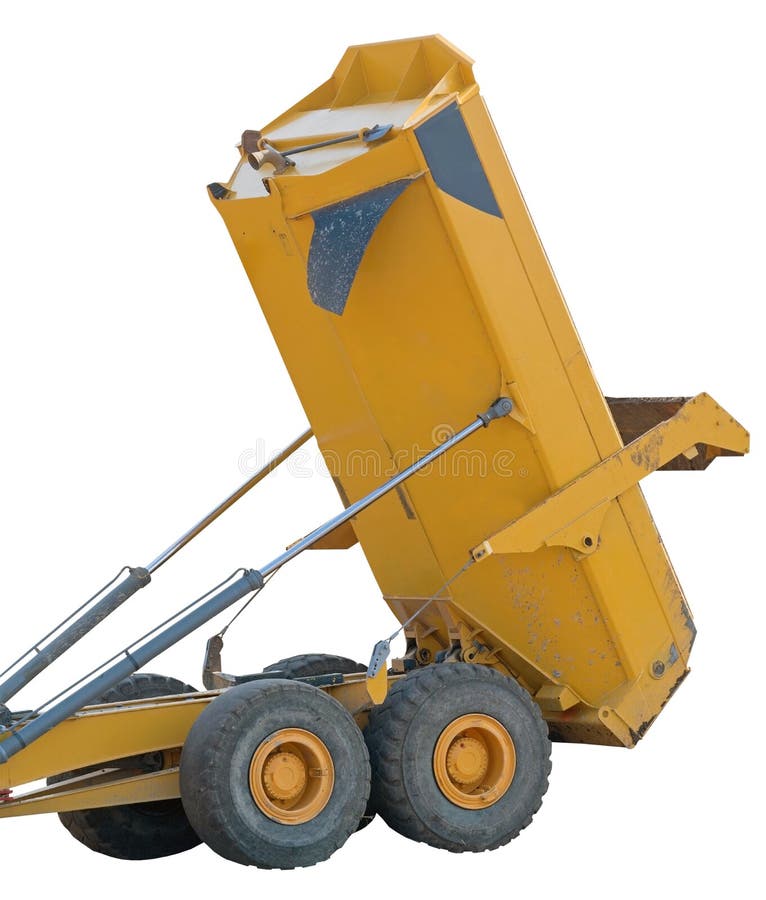 Loaded Dump Heavy Big Truck Going To Career Stock Photo Image of open