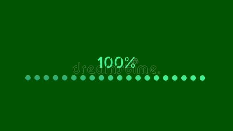 Loading animation Premium Quality green screen footage 4k bacground vector illustration