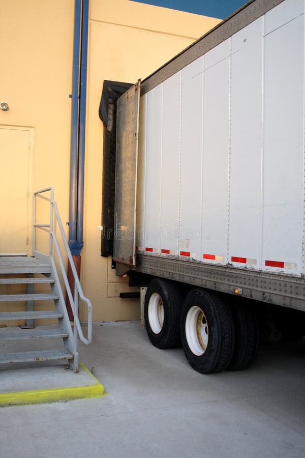 LOADING DOCK royalty free stock photo