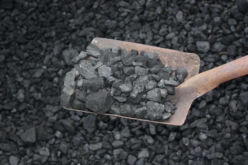 Loading shovel coal stock image. Image of load, coals 46655453
