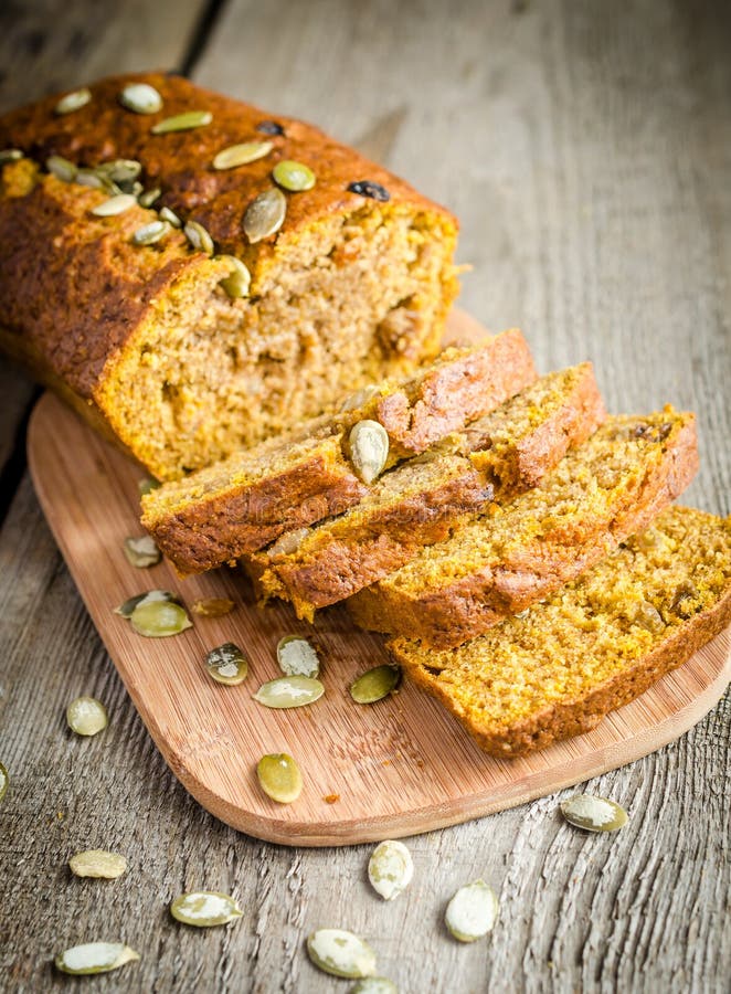 Pumpkin bread and Coffee stock photo. Image of still, close 7011072