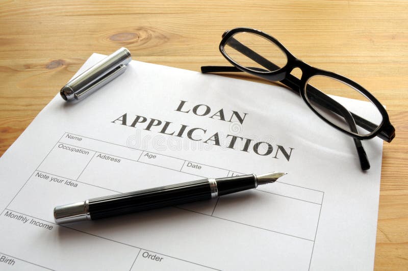 Loan application stock image. Image of concept, financial - 14600547