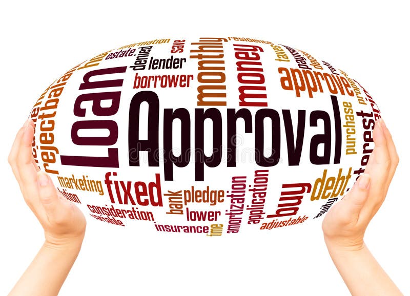 Loan Approval word cloud hand sphere concept stock illustration Loan Approval word cloud hand sphere concept stock illustration