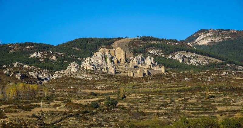 Loare-Schloss, Huesca, Aragonien, Spanien