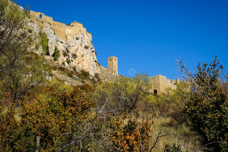 Loare-Schloss, Huesca, Aragonien, Spanien
