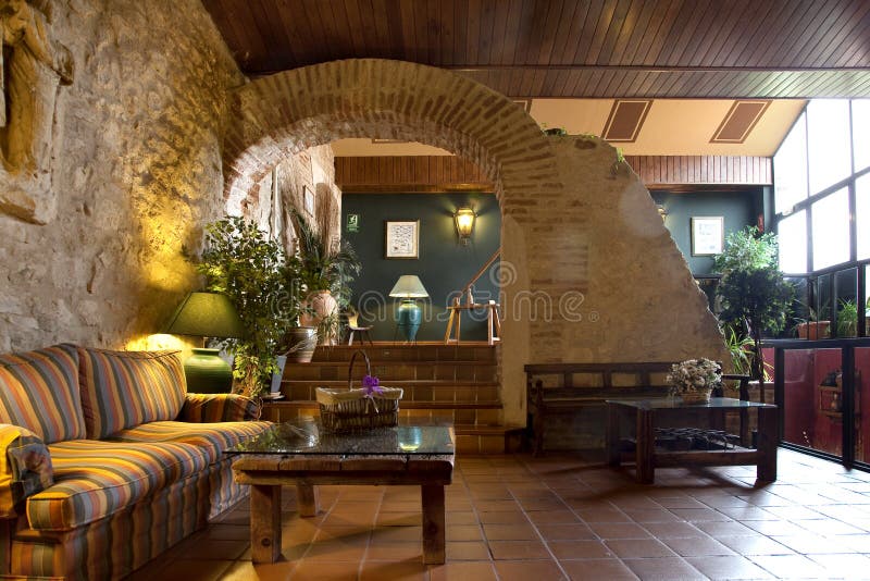 Download Lobby i hotell fotografering för bildbyråer. Bild av brigham - 37345009