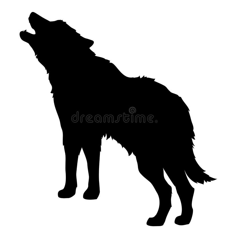  Lobo ilustração stock