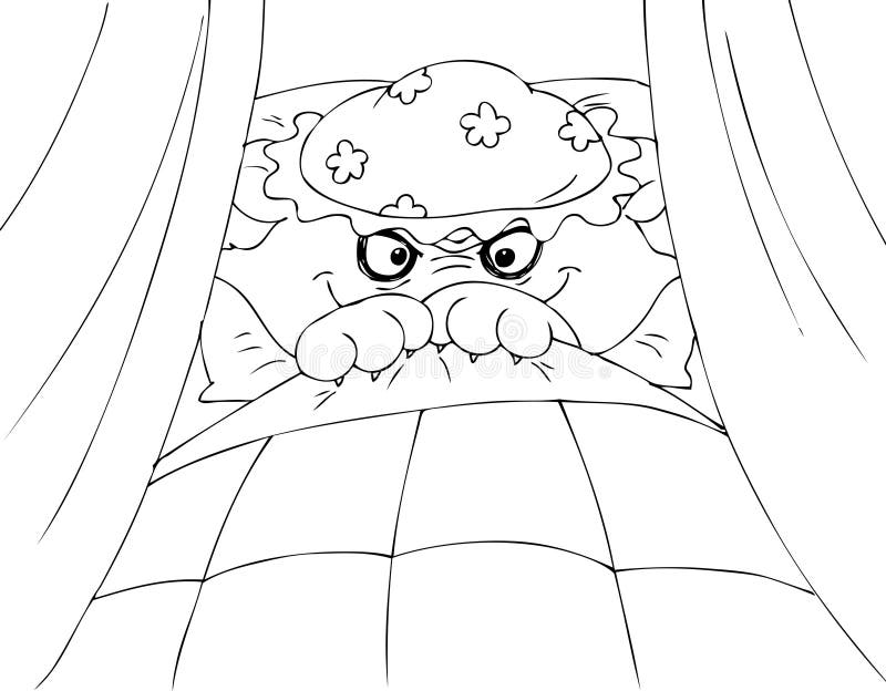 Lobo vermelho colorindo da capa de equitação ilustração royalty free Lobo vermelho colorindo da capa de equitação ilustração royalty free