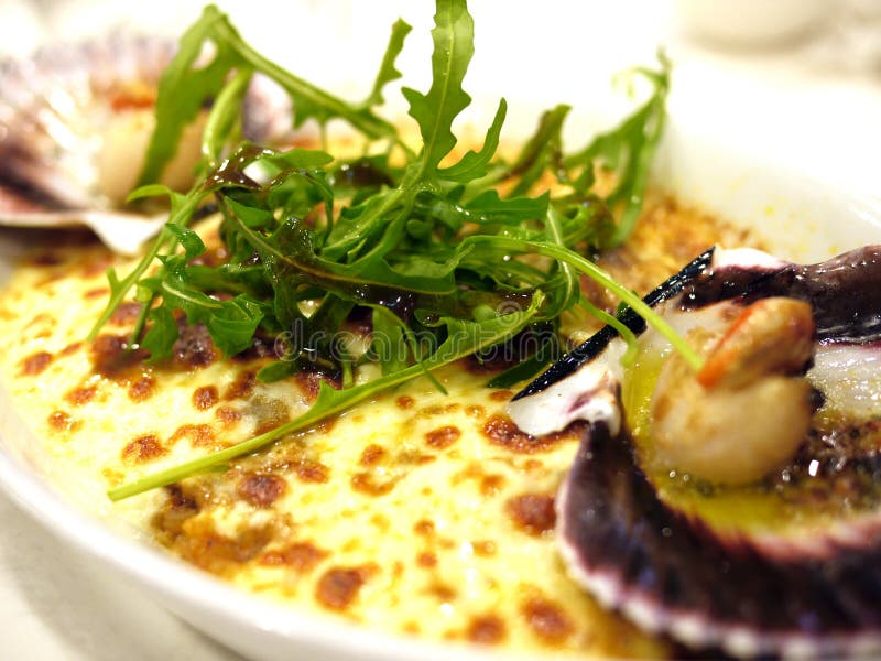 Lobster Bisque Baked Rice stock photo. Image of lunch 13705592