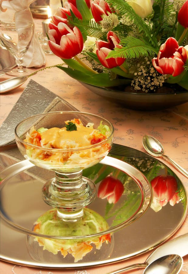 Lobster cocktail stock photography