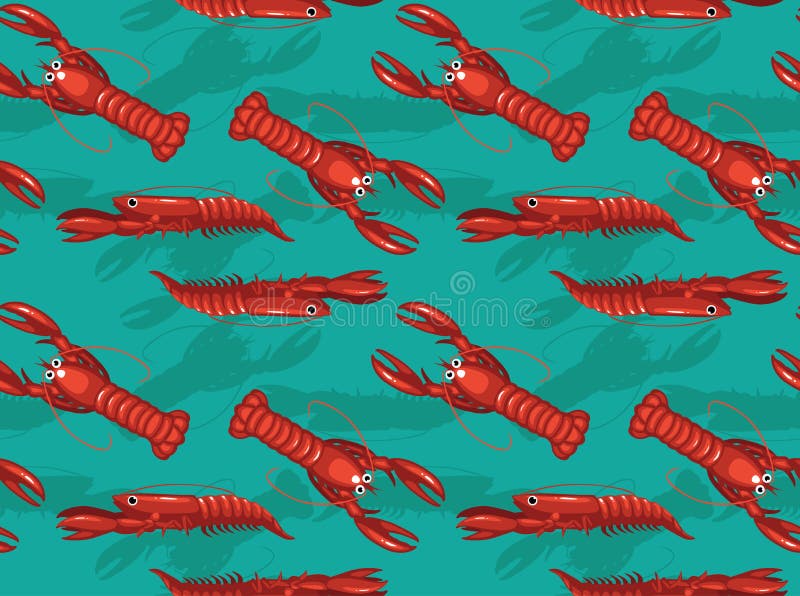 Premium Vector  Lobster seamless pattern  Seamless patterns Lobster  drawing Pattern