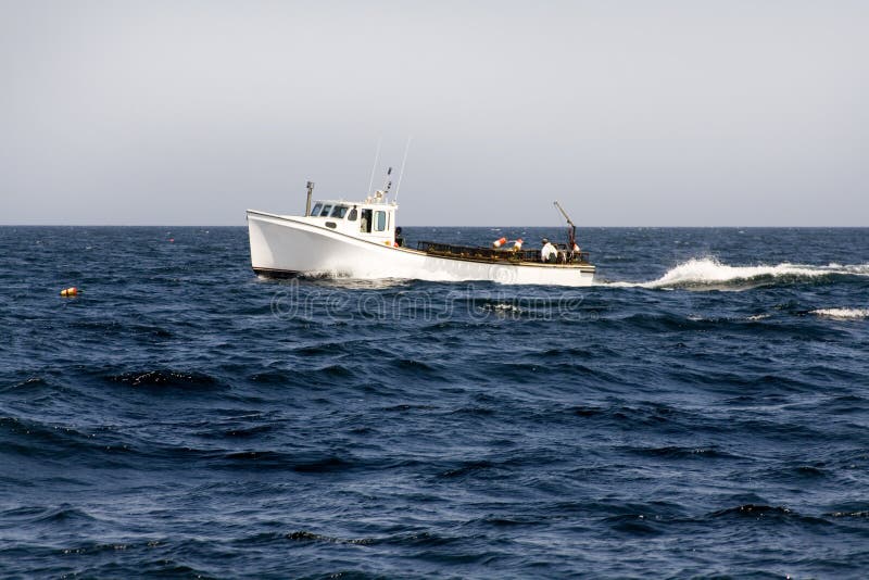 Lobster Fishing Boat stock photo. Image of lobster, island 26208272