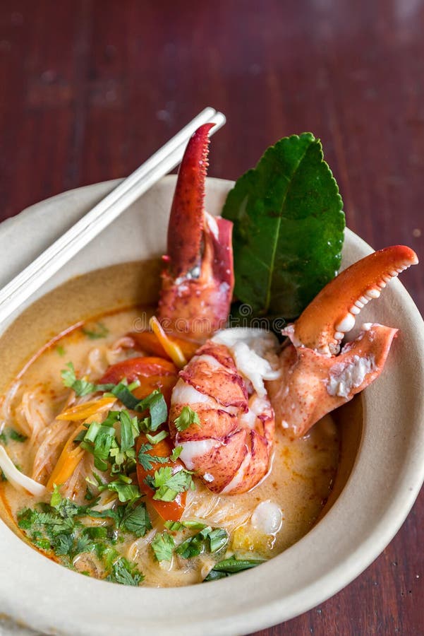 Lobster Noodles stock image. Image of dish, meat, fresh 82669757