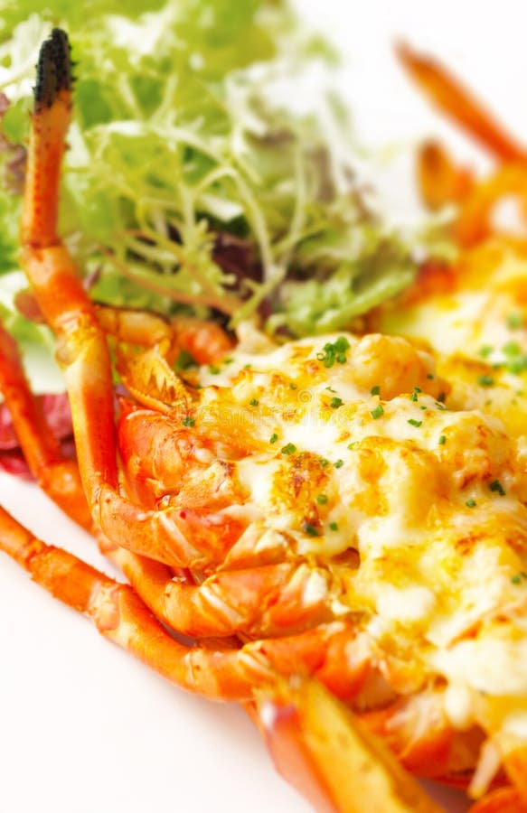 Lobster Thermidor On A Fork Stock Photo Image of thermador, eating