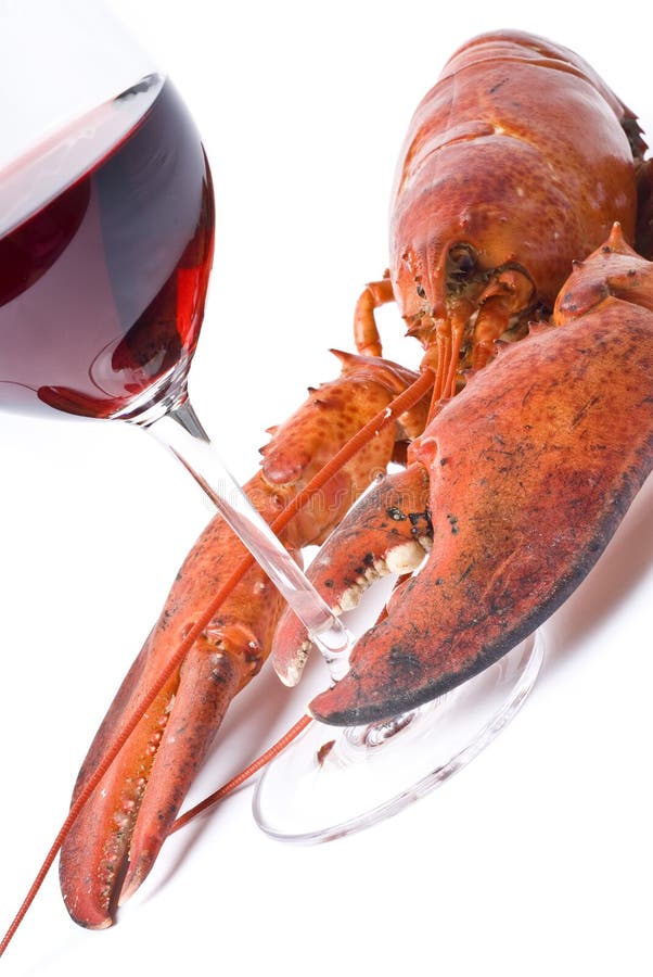 Lobster And Wine Stock Images Image 9859584