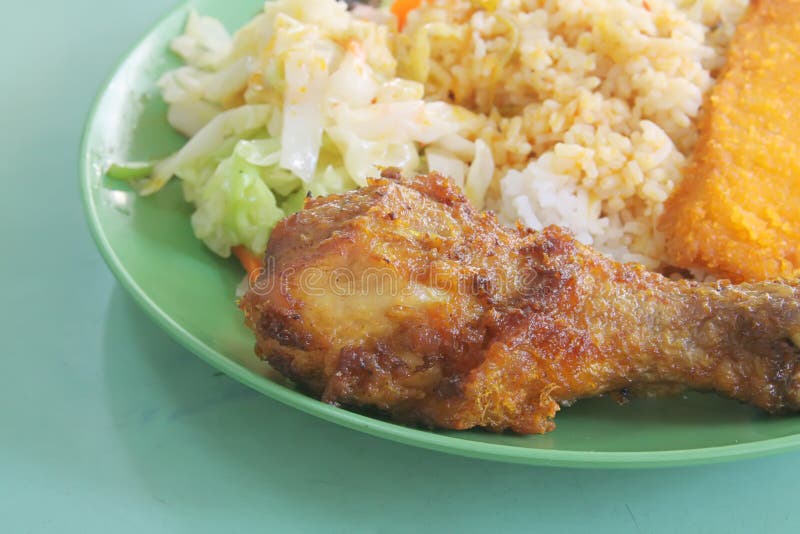 Local Asian Hawker Mixed Rice Food Fare stock photography Local Asian Hawker Mixed Rice Food Fare stock photography