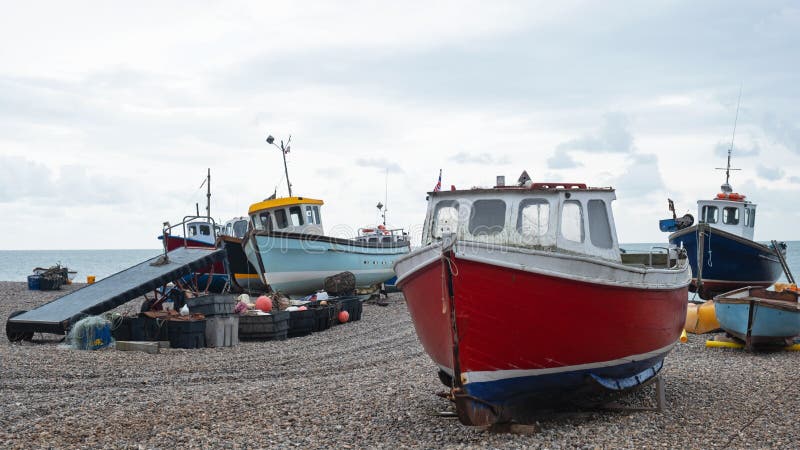 Local Fishing Fleet in Devon UK