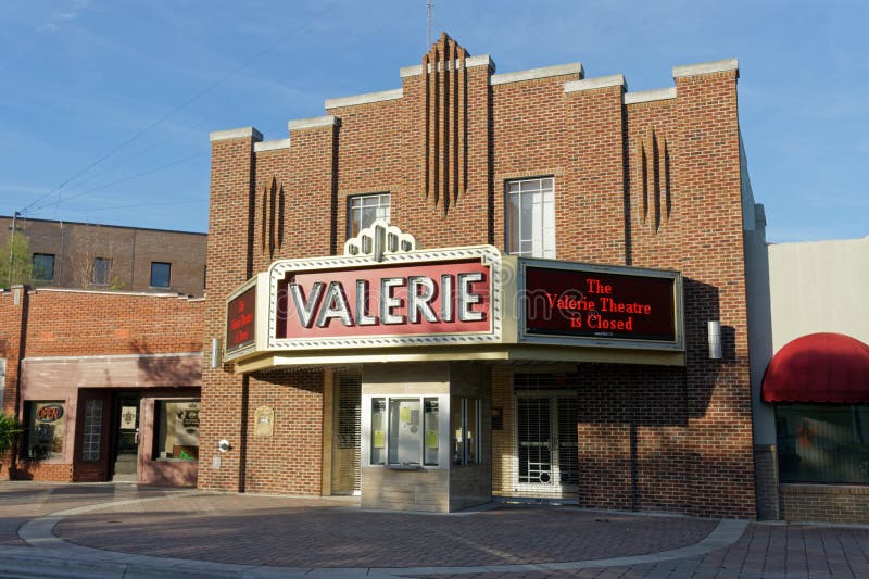 Local, Historic Movie Theater Closed Due To COVID-19 Editorial Photo