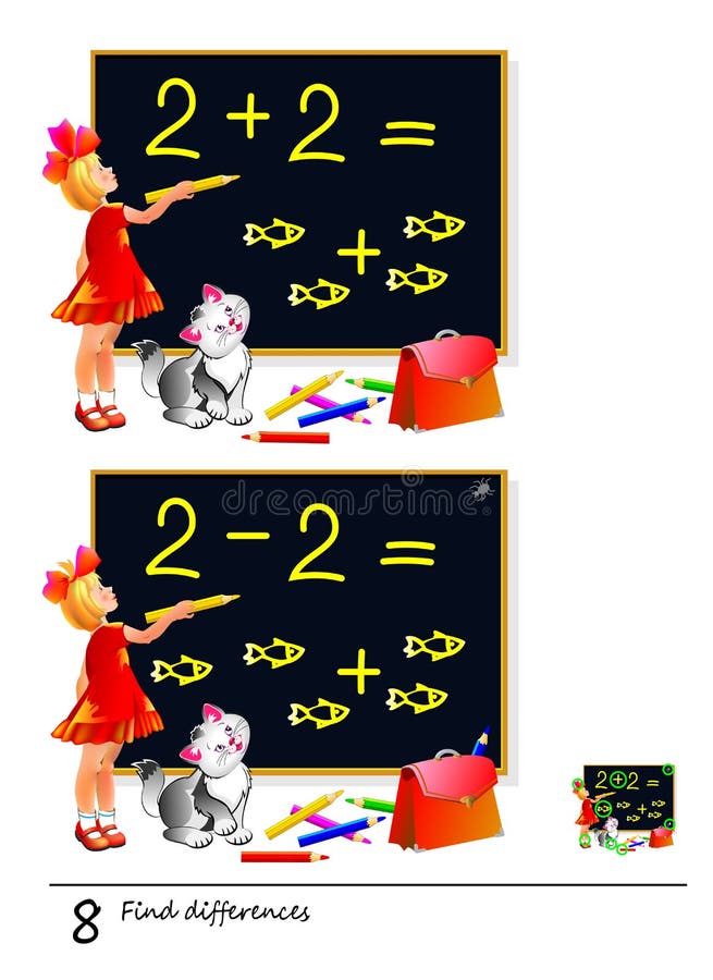 Jogo Quebra Cabeça Lógica Matemática Para Mais Inteligente Resolva Exemplos  vetor(es) de stock de ©Nataljacernecka 383006262